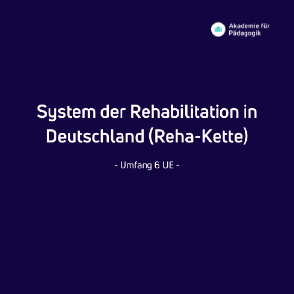 System der Rehabilitation